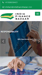 Mobile Screenshot of indiafinancebazaar.com